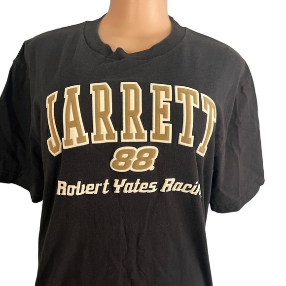 3/$30 🍂 Chase Authentics Dale Jarrett No. 88 Black Short Sleeve Shirt - Picture 2 of 8